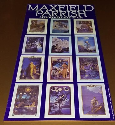 VTG ORIGINAL PORTAL PUBLICATIONS POSTERS OF MAXFIELD PARRISH CATALOG BANNER NICE - Image 1 of 4