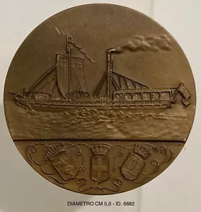MINISTERO TRASPORTI GESTIONE NAVIGAZIONE LAGHI MAGGIORE, GARDA, DI COMO MEDAGLIA - Foto 1 di 6