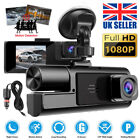 Front+And+Rear+Camera+HD+Dash+Cam+2%22+Dual+Lens+Car+DVR+Video+Driving+Recorder+UK