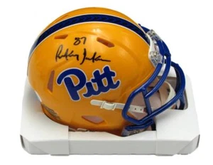 Rickey Jackson Autographed Yellow Mini Speed Football Helmet Pitt JSA - Picture 1 of 3