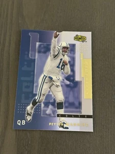 2000 Upper Deck UD Ionix Super Trio Insert #ST1 PEYTON MANNING Football Card HOF - Picture 1 of 2