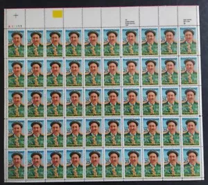 USA #2377, 25¢ FRANCIS OUIMET GOLF postfrischer Bogen mit 50 Stück, sehr schön - Bild 1 von 1