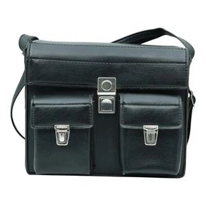 Borsa per fotocamera borsa vintage camera bag in nero black universale - Foto 1 di 3