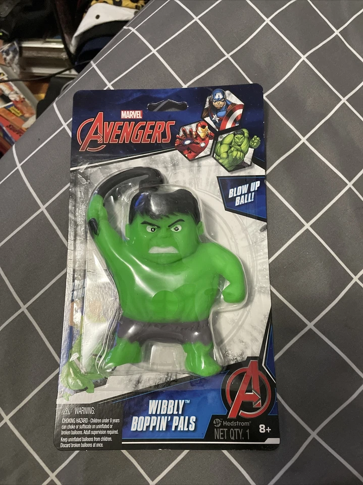 Hedstrom Marvel Avengers Wibly Boppin’ Pals The Hulk Blow up Figure Ages 8