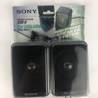 Vintage Sony Walkman Portable Speakers Srs-8 New, Open Box
