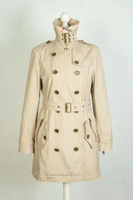 Gabardina beige con cinturón Burberry Brit para dama talla UK 10 US 8 Foto 1 de 4