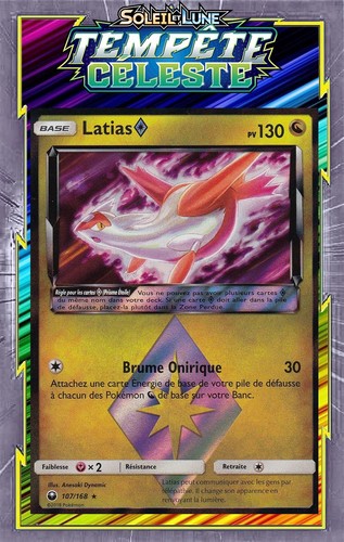 Carte Pokémon Reverse - SL07 : Tempête Céleste 140/168 - Version Française, Occasion Avec Rayures