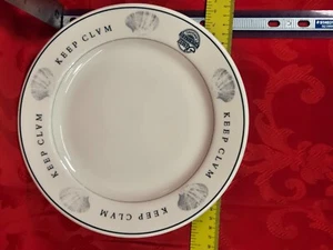 Homer Laughlin restaurant ware Ivar's keep Clam Seafood 9 1/2" luncheon plate - Picture 1 of 3