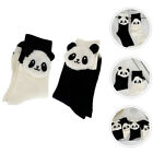2 Pairs Baumwolle Panda-Socken Für Damen Niedrig Geschnittene Kurze Frauen