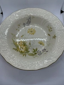 Mikasa Fine Ivory Spring Meadow D1007- Japan- 10 1/4” Large Rimmed Soup Bowl - Picture 1 of 4