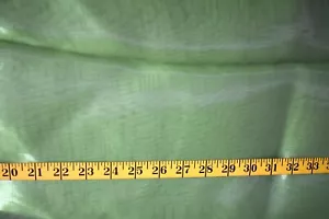 LIME GREEN SOLID SHEER ORGANZA POLYESTER FABRIC BY THE YARD - Picture 1 of 2