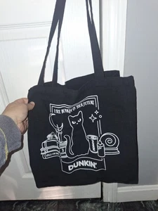 2025 Salem Runs On Dunkin' Donuts Limit Edition Black tote bag - Picture 1 of 4