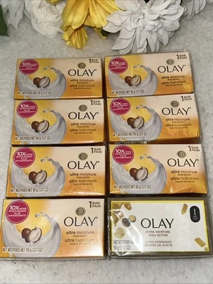 Olay Ultra Moisture Bar Soap Shea Butter 4 & 5 oz Bars 8 Count - Image 1 of 4