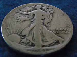 1941-P 1941P WALKING LIBERTY 90% SILVER HALF DOLLAR 50C Cent Fifty - Picture 1 of 6