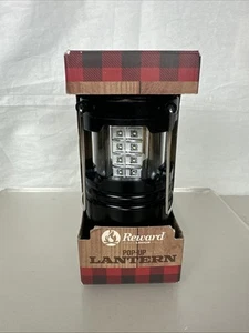 Reward Lodge Pop-Up Laterne schwarz. 30 LED NEU - Bild 1 von 8
