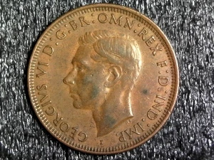 1943-I Australia Penny Foreign, World Coin KM#36 (z778) - Picture 1 of 2