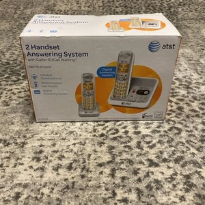 AT&T EL52210 2 Handset Cordless Answering System Caller ID Call Waiting DECT 6.0 - Picture 1 of 11