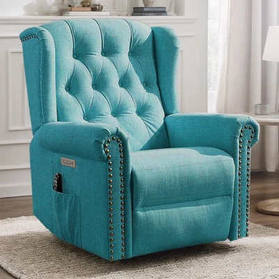 Mecedora giratoria eléctrica mecedora masaje balancín térmico silla planeadora eléctrica para guardería Foto 1 de 4