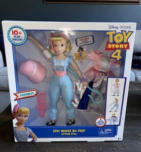 Disney Pixar Toy Story 4 Movimientos Épicos Bo Peep Posable Muñeca de Acción Figura SELLADA - Imagen 1 de 13