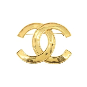 CHANEL Coco Mark Brosche Gold 94P Vintage Accessoire 90259026 - Bild 1 von 4