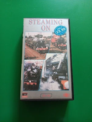 Steaming On VHS British Transport Films Trains Railway Video TESTED - Image 1 of 3