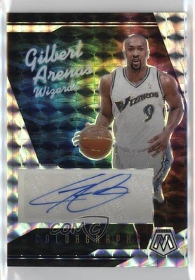 2024-25 Panini Mosaic Colorgraphs Gilbert Arenas #COL-ARE Auto - Image 1 of 3