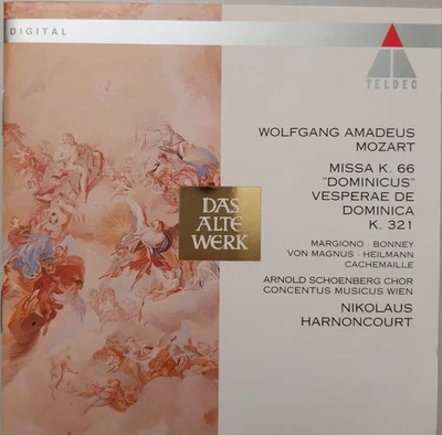 Wolfgang Amadeus Mozart, Margiono*, Bonney*, Von Magnus*, Heilmann*, Cac CD 8093 - Bild 1 von 4