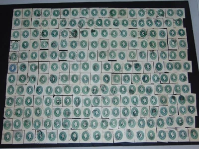 EXTENSIVE US CUT SQUARE COLLECTION 19TH CENTURY (225) POSTMARKED - Image 1 of 4