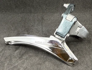 NEW Suntour CYCLONE 7000 28.6 Clamp-On Mechanical Front Derailleur NEW NO BOX - Picture 1 of 9