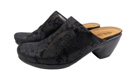 Zuecos cómodos Naot Dream de cuero nobuck de encaje negro talla 41 EE. UU. 9,5 nuevos Foto 1 de 4