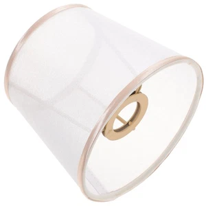 Stoff Lampenschirm schlicht Lampenschirm zufälliger Stil Schreibtischlampenschirm - Bild 1 von 12