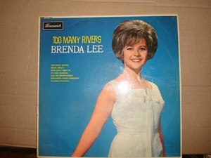BRENDA LEE,  TOO MANY RIVERS,  BRUNSWICK RECORDS 1965 EX - Picture 1 of 4
