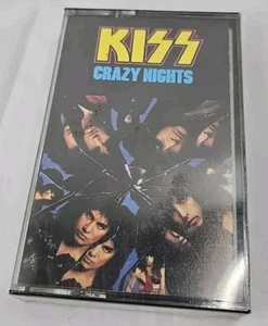 KISS Crazy Nights Cassette Tape 1987 New Sealed - Picture 1 of 6