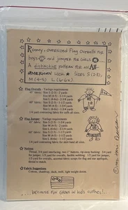 Mono bandera niño patrón costura Kari Pearson 1992 y jersey bandera niña - Imagen 1 de 2