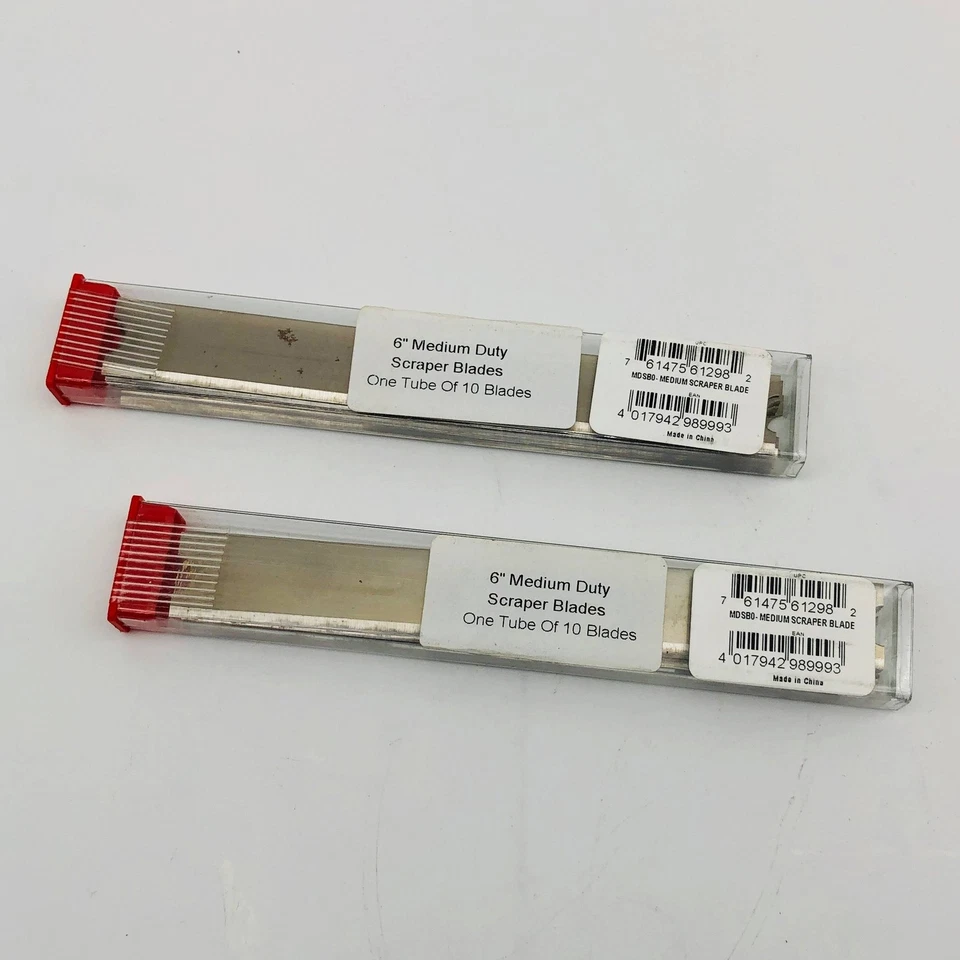 Unger MDSB0 Replacement Blades 6" Double Edged .036in Thick Medium Duty 20pk - Image 1 of 4