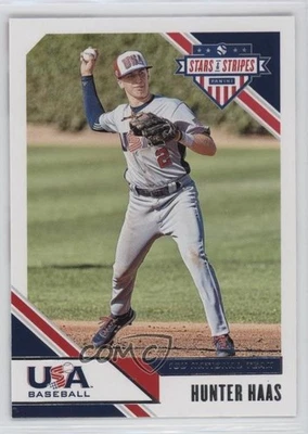 2020 Panini USA Baseball Stars & Stripes Hunter Haas #36 - Image 1 of 2