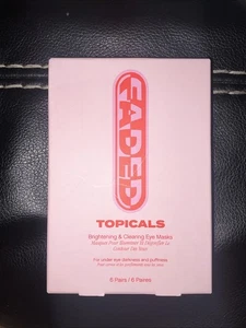 Topicals Faded Brightening & Clearing Eye Masks 6 Pairs Full Size - NEW in Box - Picture 1 of 3