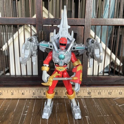 Power Rangers Lost Galaxy Red Armored Ranger Complete Rare Variant Grey Colorway - Image 1 of 4