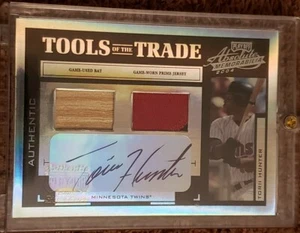 2004 Torii Hunter Playoff Absolute Game Used Auto Sp 3/5 Added Bonuses - Picture 1 of 6
