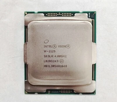 Intel Xeon W-2125 4.00GHz 4 Core 8 Thread LGA2066 SR3LM Server CPU Processor - Image 1 of 3