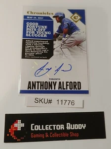 Anthony Alford #19/99 Autograph 2017 Panini Chronicles Gold #CA-AA SKU#11776 - Bild 1 von 1