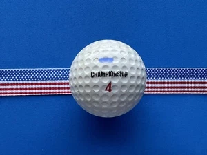 VINTAGE 1970s SPALDING CHAMPIONSHIP SMALL SIGNATURE "VEPSL" & "XE" #4 GOLFBALL - Bild 1 von 10