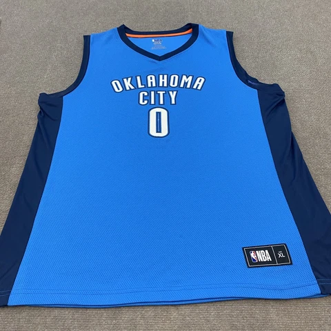 Oklahoma City Russell Westbrook Jersey NBA TX3 Cool Mens Extra Large Basketball Cover