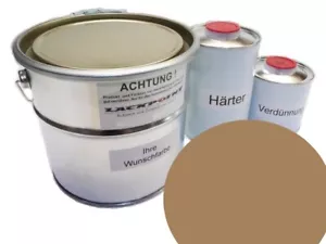 5 Liter Set 2K Autolack für geeignet für VW LH8T Timorbeige kein Klarlack Lackp - Bild 1 von 2
