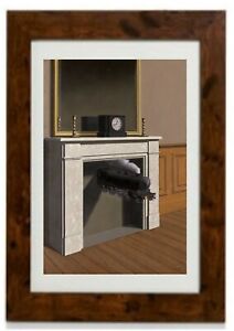 Time Transfixed Framed Print by Rene Magritte
