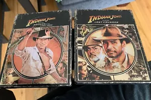 Indiana Jones Metalpak Steelbook Blu-Ray Raiders of the Lost Ark & Last Crusade - Picture 1 of 2