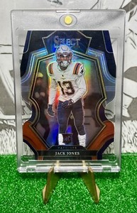 2022 Select Premier Level Black and Red Prizm Die-Cut Jack Jones Rookie RC