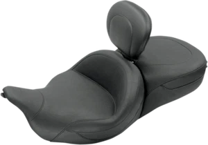 Mustang Super Touring Vintage Seat w/ Rest 79556 for 08-24 Harley Davidson FL - Picture 1 of 1