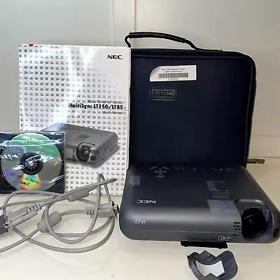 NEC LT150Z Projector w/ Remote & Carrying Case *Tested / Working* - Image 1 of 4