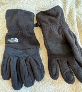 The North Face Black Fleece Oso Gloves Finger Grips Women’s Sz L - Picture 1 of 4